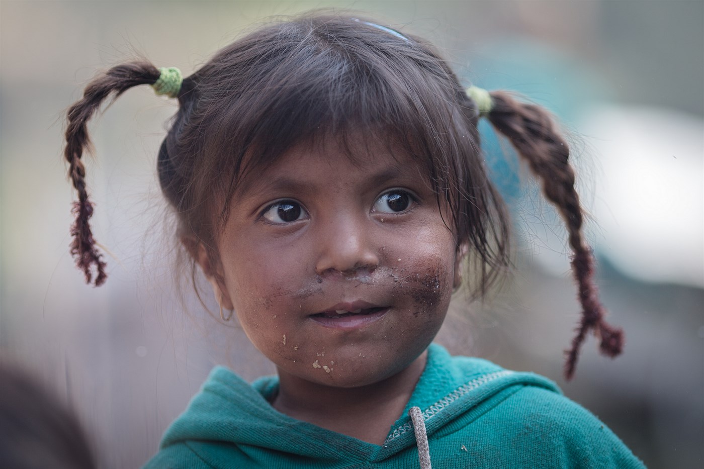 Girl in Arughat Bazaar, photo