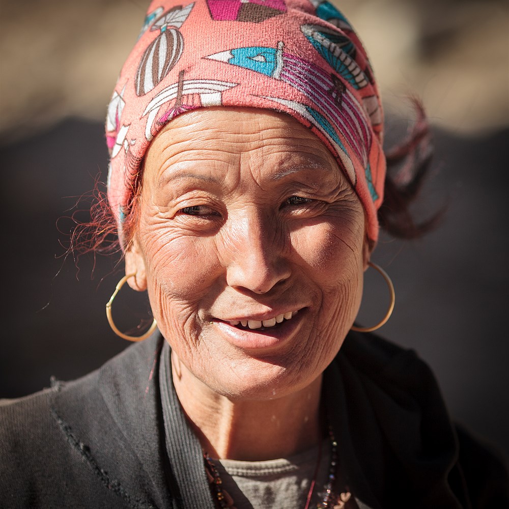 Woman in Ghyaru, photo