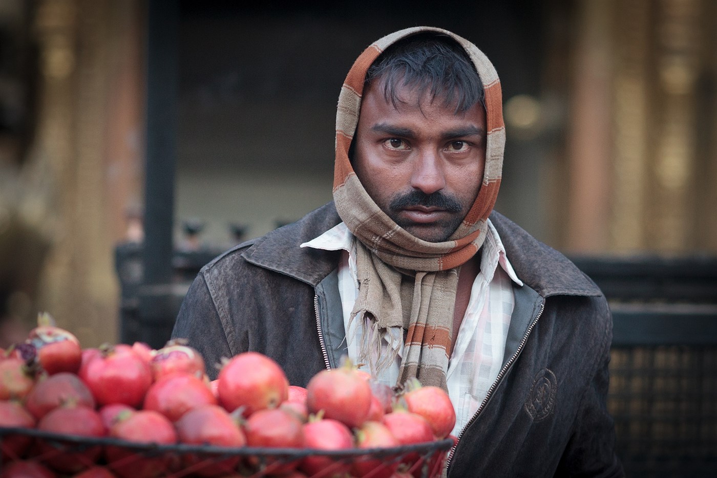 Seller in Kathmandu, photo